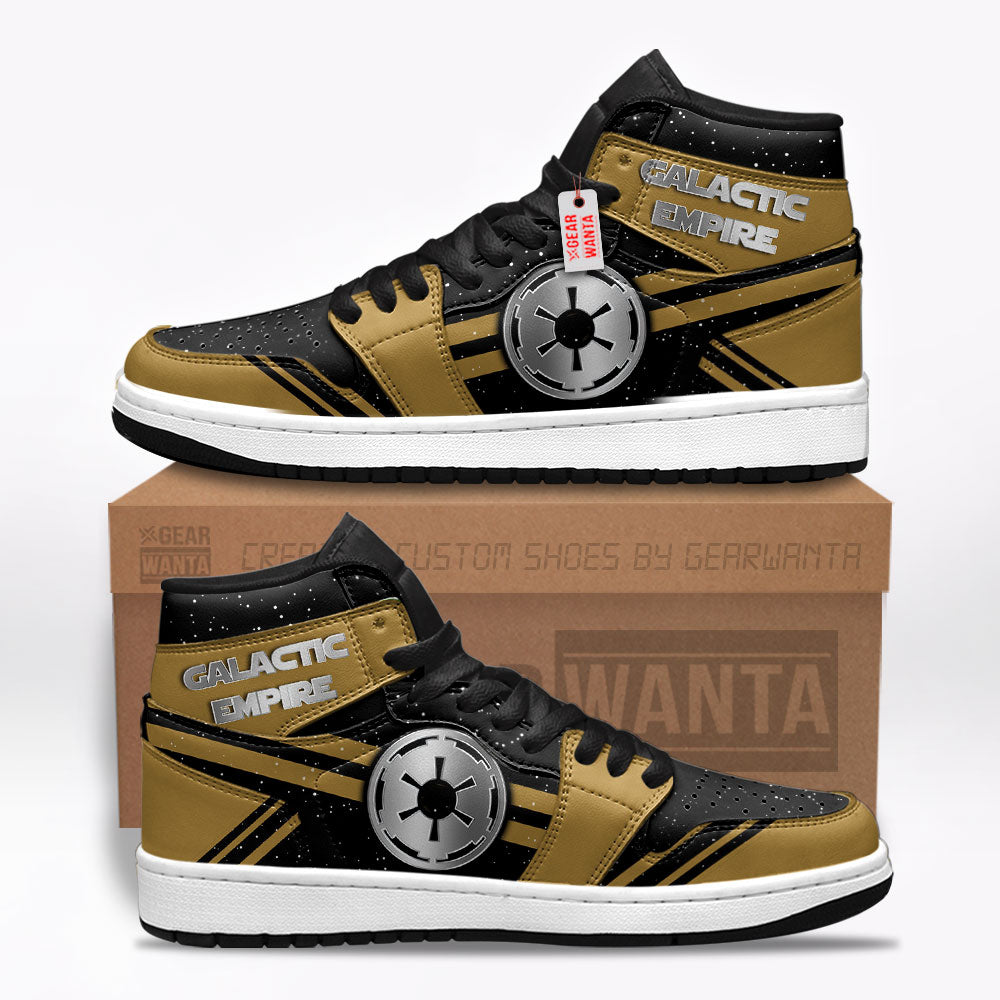 Galactic Empire Star Wars Symbols J1 Shoes Custom For Fans TT20-Gear Wanta