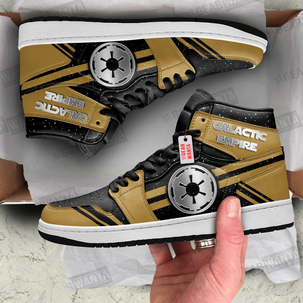 Galactic Empire Star Wars Symbols J1 Shoes Custom For Fans TT20-Gear Wanta