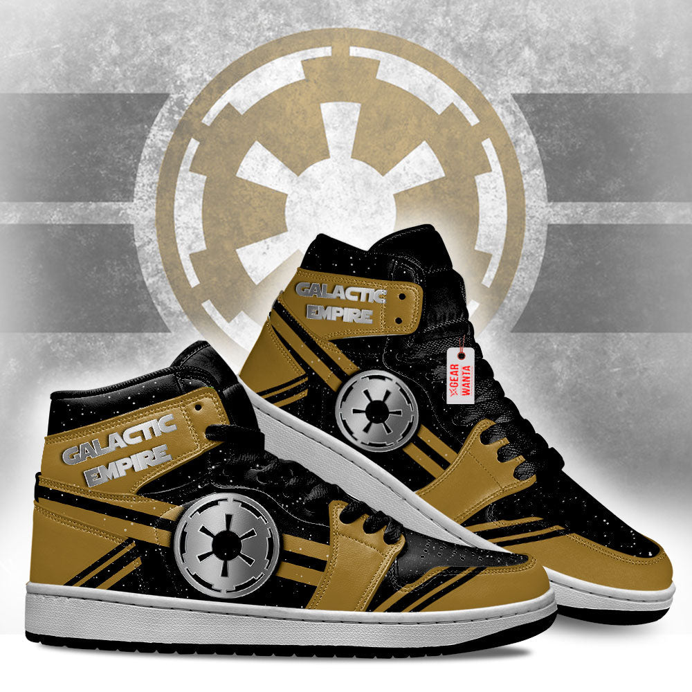 Galactic Empire Star Wars Symbols J1 Shoes Custom For Fans TT20-Gear Wanta