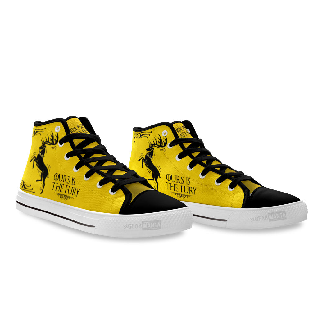 Baratheon 2 Game Of Thrones High Top Shoes Custom For Fans-Gear Wanta