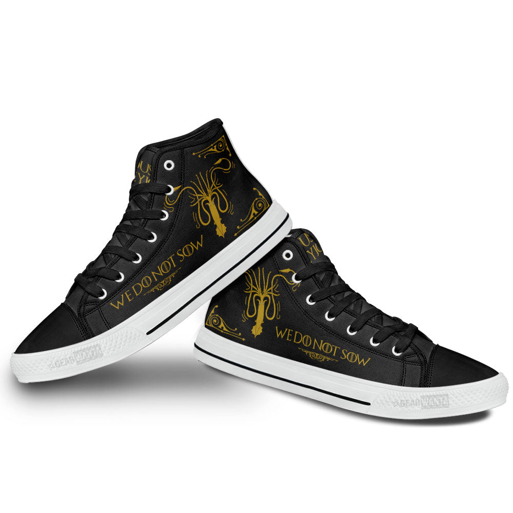 Greyjoy 2 Game Of Thrones High Top Shoes Custom For Fans-Gear Wanta