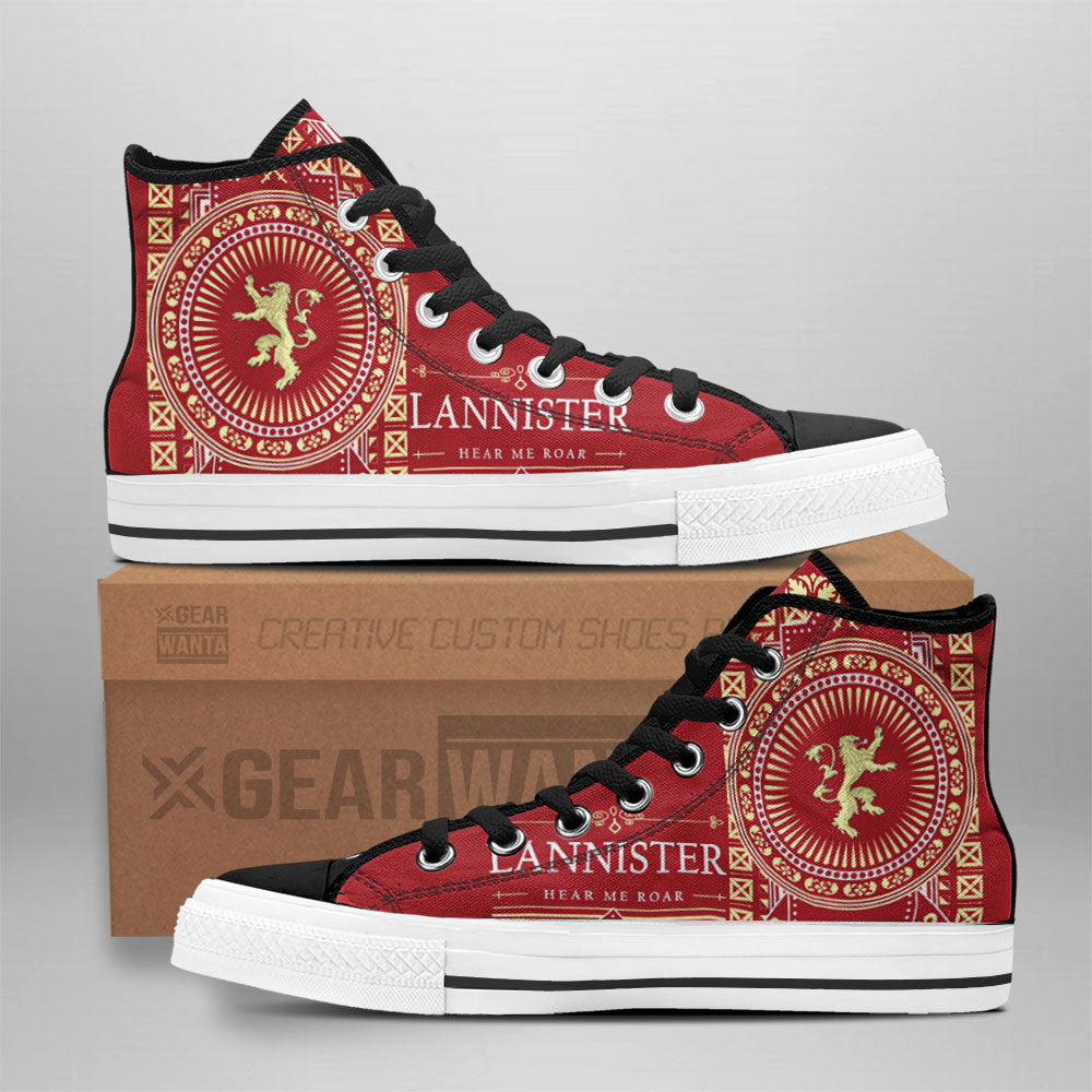 Lannister 2 Game Of Thrones High Top Shoes Custom For Fans-Gear Wanta