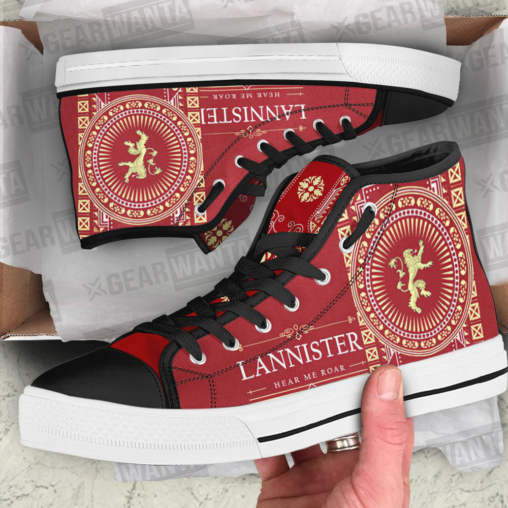 Lannister 2 Game Of Thrones High Top Shoes Custom For Fans-Gear Wanta