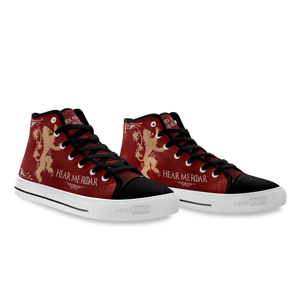 Lannister 2 Game Of Thrones High Top Shoes Custom For Fans-Gear Wanta