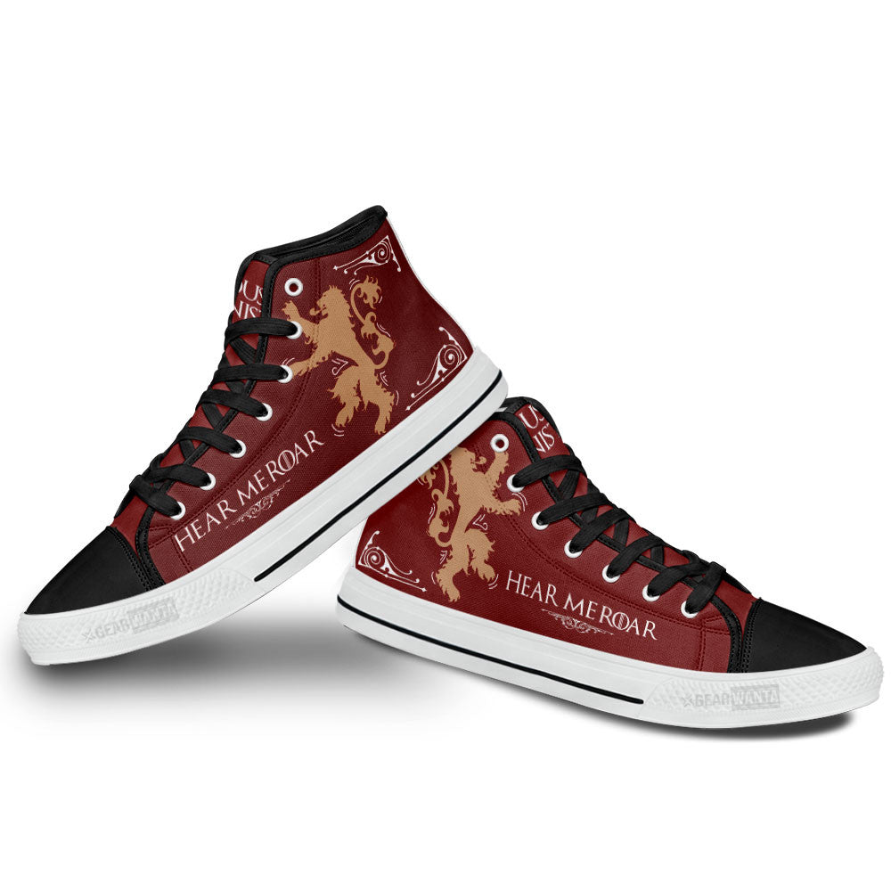 Lannister 2 Game Of Thrones High Top Shoes Custom For Fans-Gear Wanta