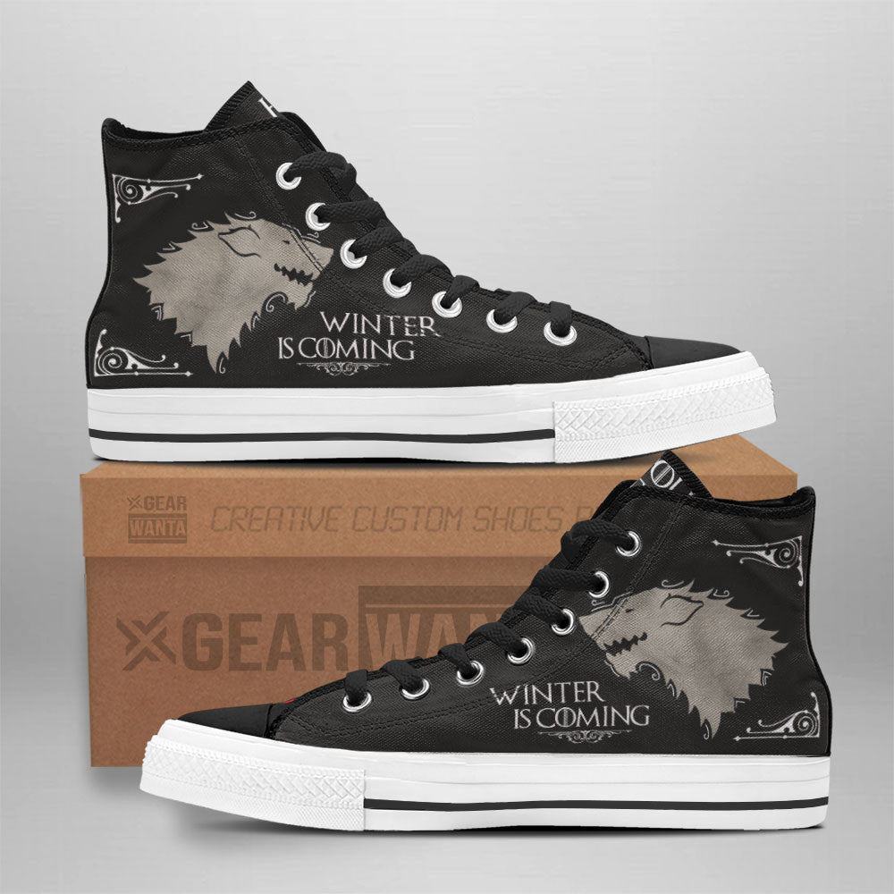 Stark 2 Game Of Thrones High Top Shoes Custom For Fans-Gear Wanta