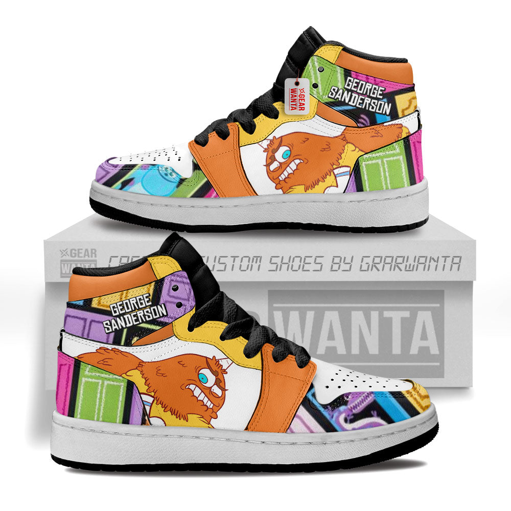 George Sanderson Kid J1s Sneakers Cartoon Collection - Gearwanta.com