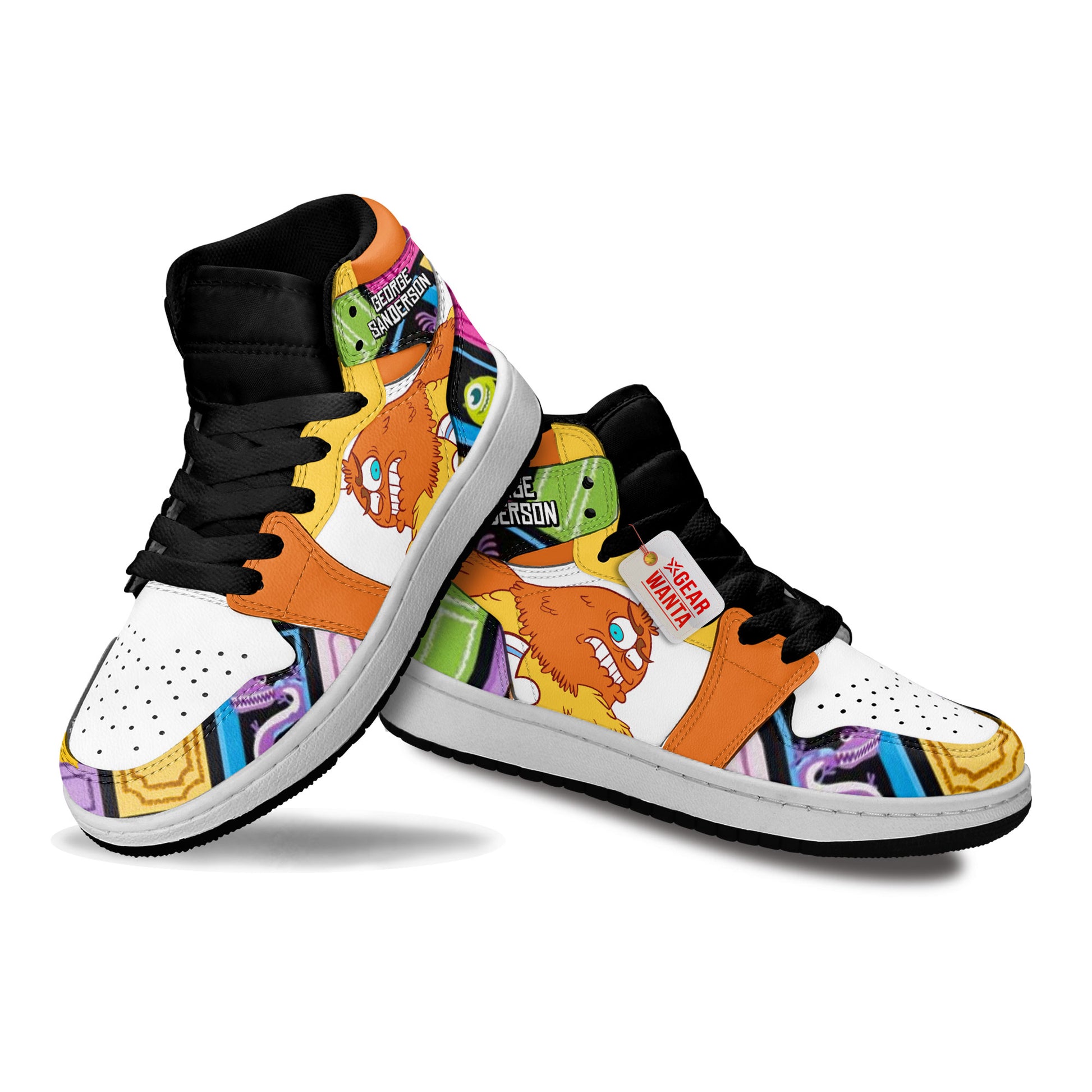 George Sanderson Kid J1s Sneakers Cartoon Collection - Gearwanta.com