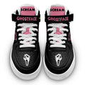 Ghostface Shoes Custom Air Mid Sneakers Horror Fans Perfect Gift For Fan-Gear Wanta