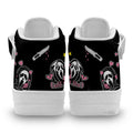 Ghostface Shoes Custom Air Mid Sneakers Horror Fans Perfect Gift For Fan-Gear Wanta