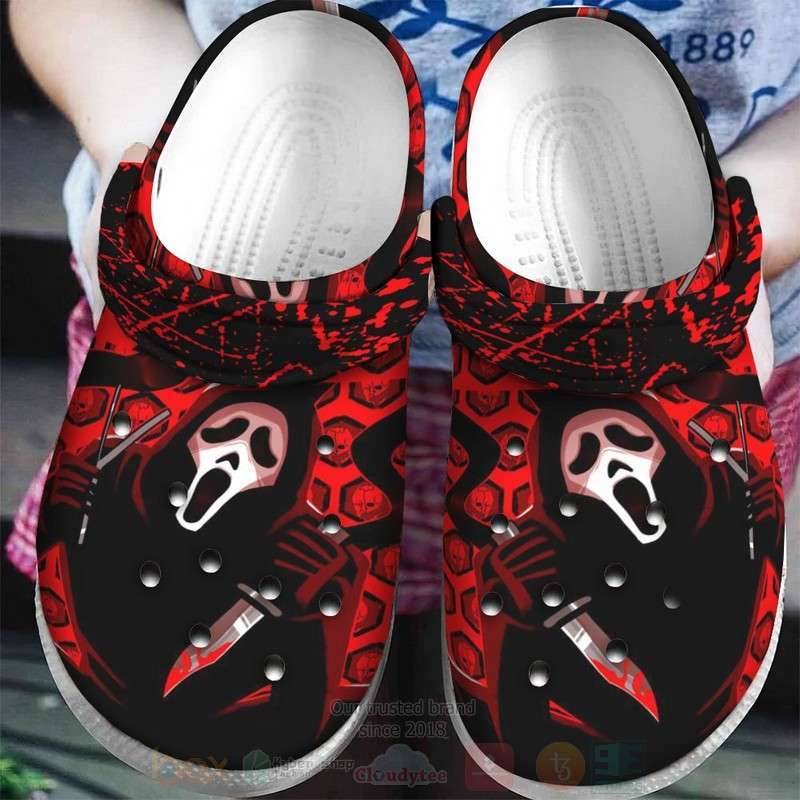 Ghostface The Scream Halloween Horror Clogs Shoes-gearwanta.com