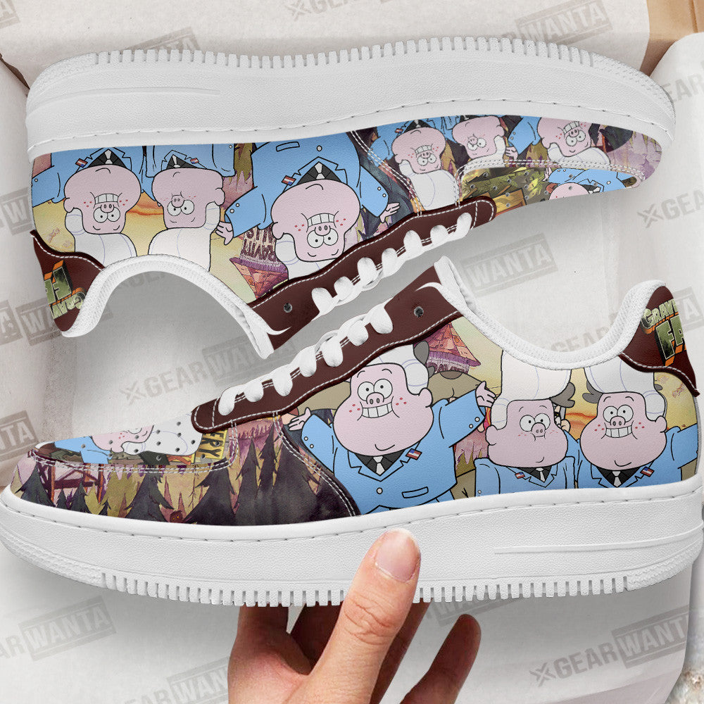 Gideon Gleeful Gravity Falls Air Sneakers Custom Cartoon Shoes-Gear Wanta