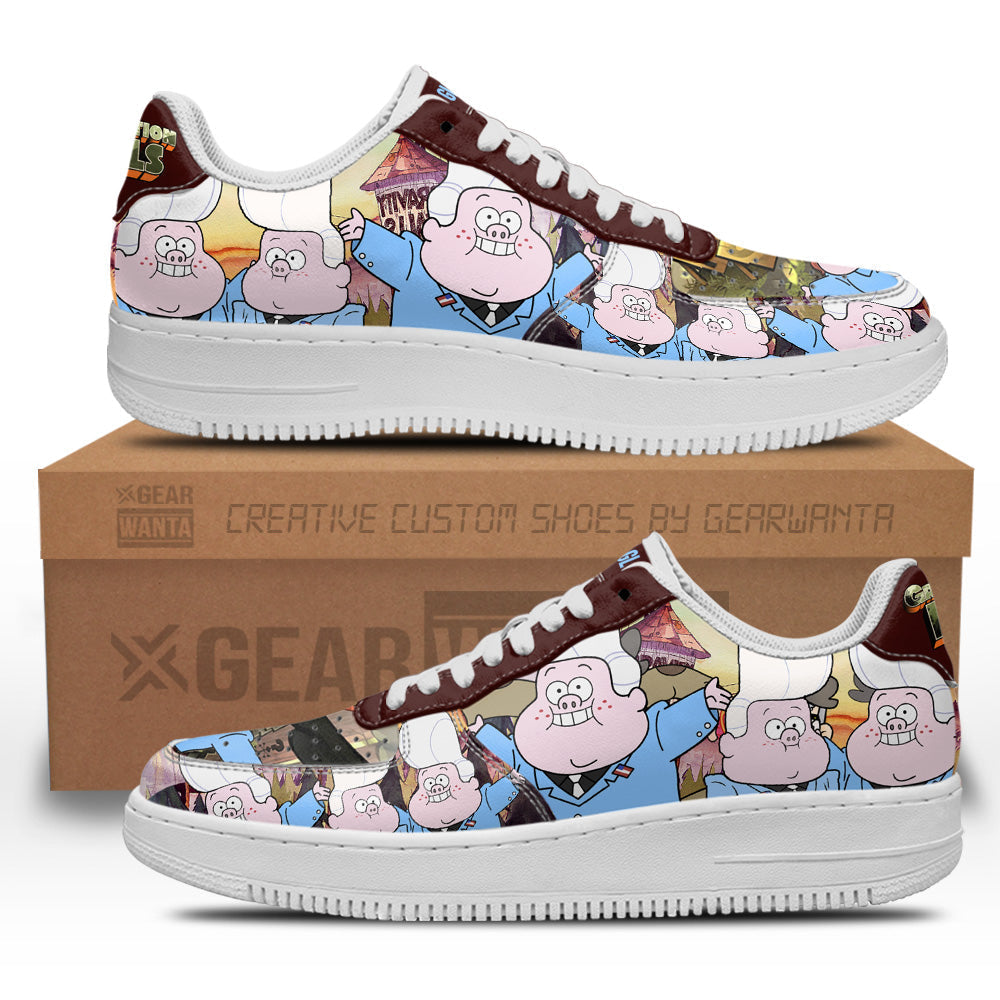 Gideon Gleeful Gravity Falls Air Sneakers Custom Cartoon Shoes-Gear Wanta