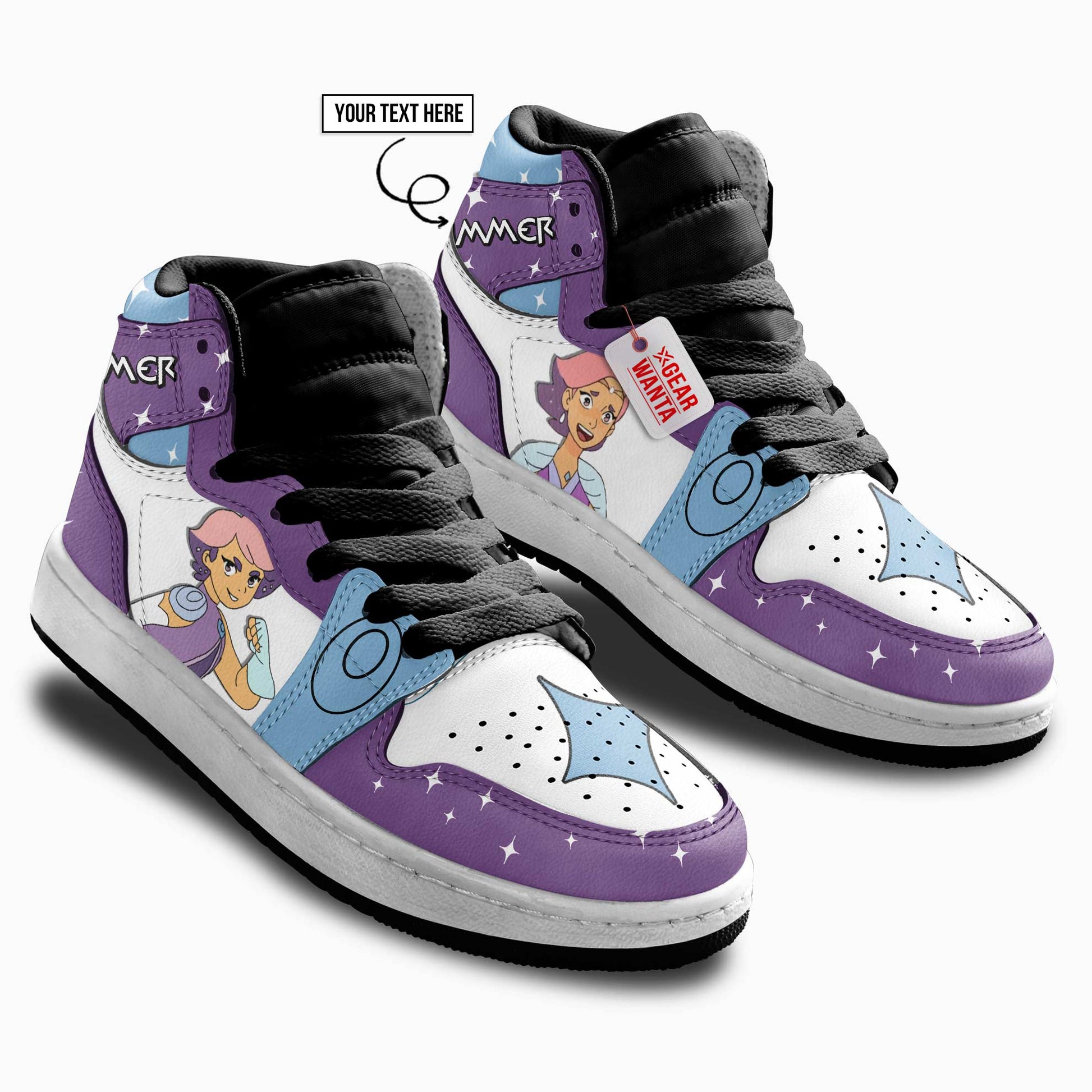 Glimmer Kid J1s Sneakers Cartoon Collection - Gearwanta.com