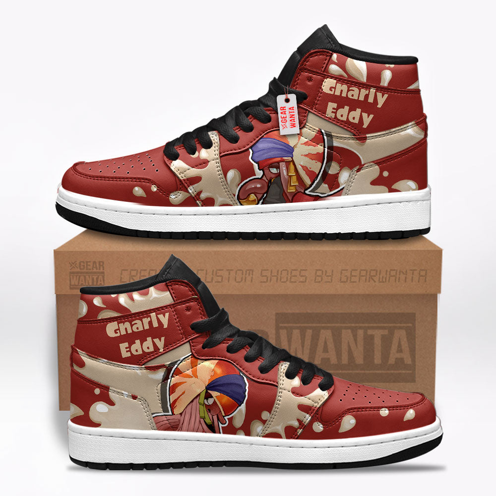 Gnarly Eddy Splatoon J1 Shoes Custom For Fans TT20-Gear Wanta