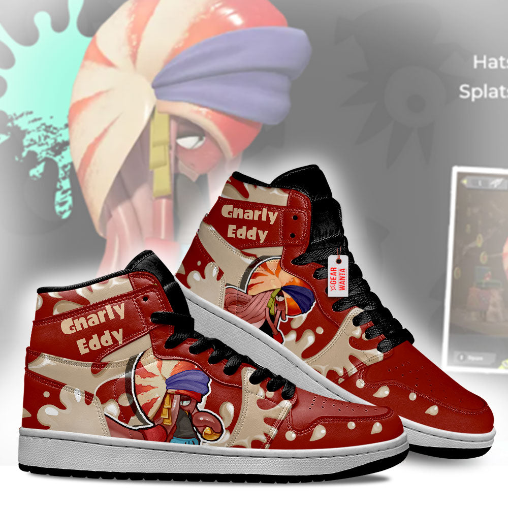 Gnarly Eddy Splatoon J1 Shoes Custom For Fans TT20-Gear Wanta