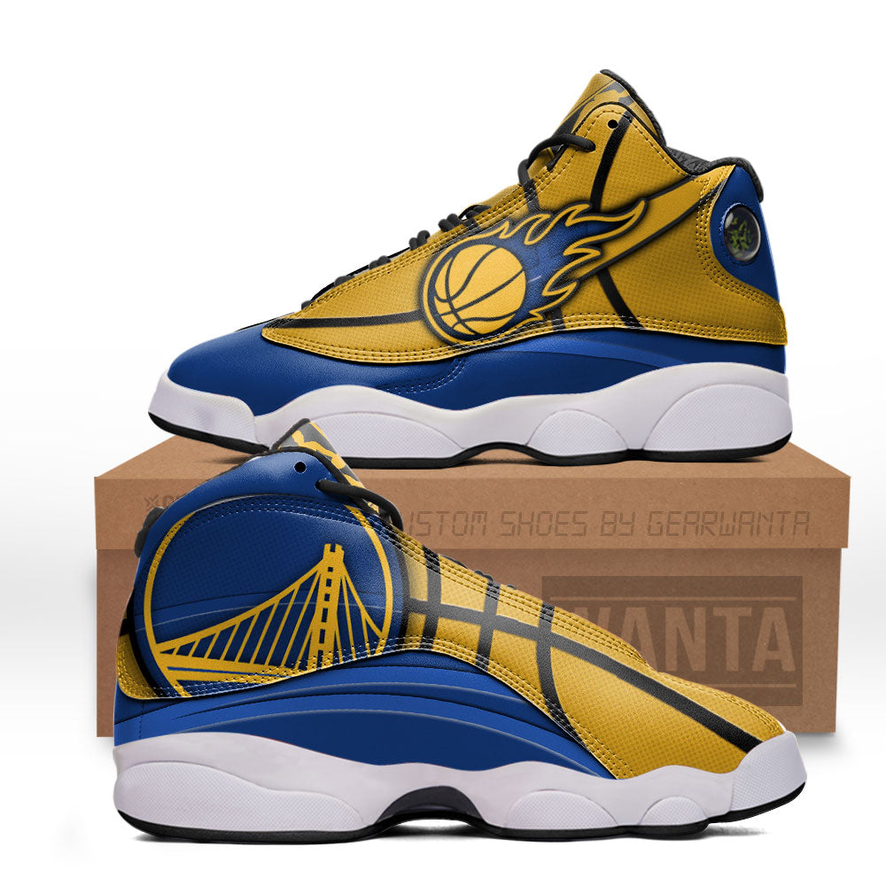 Golden State Warriors J13 Sneakers Custom Shoes-Gear Wanta