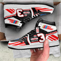 Goodwrench Earnhardt J1 Shoes Custom #3 Cars Race Sneakers-Gear Wanta