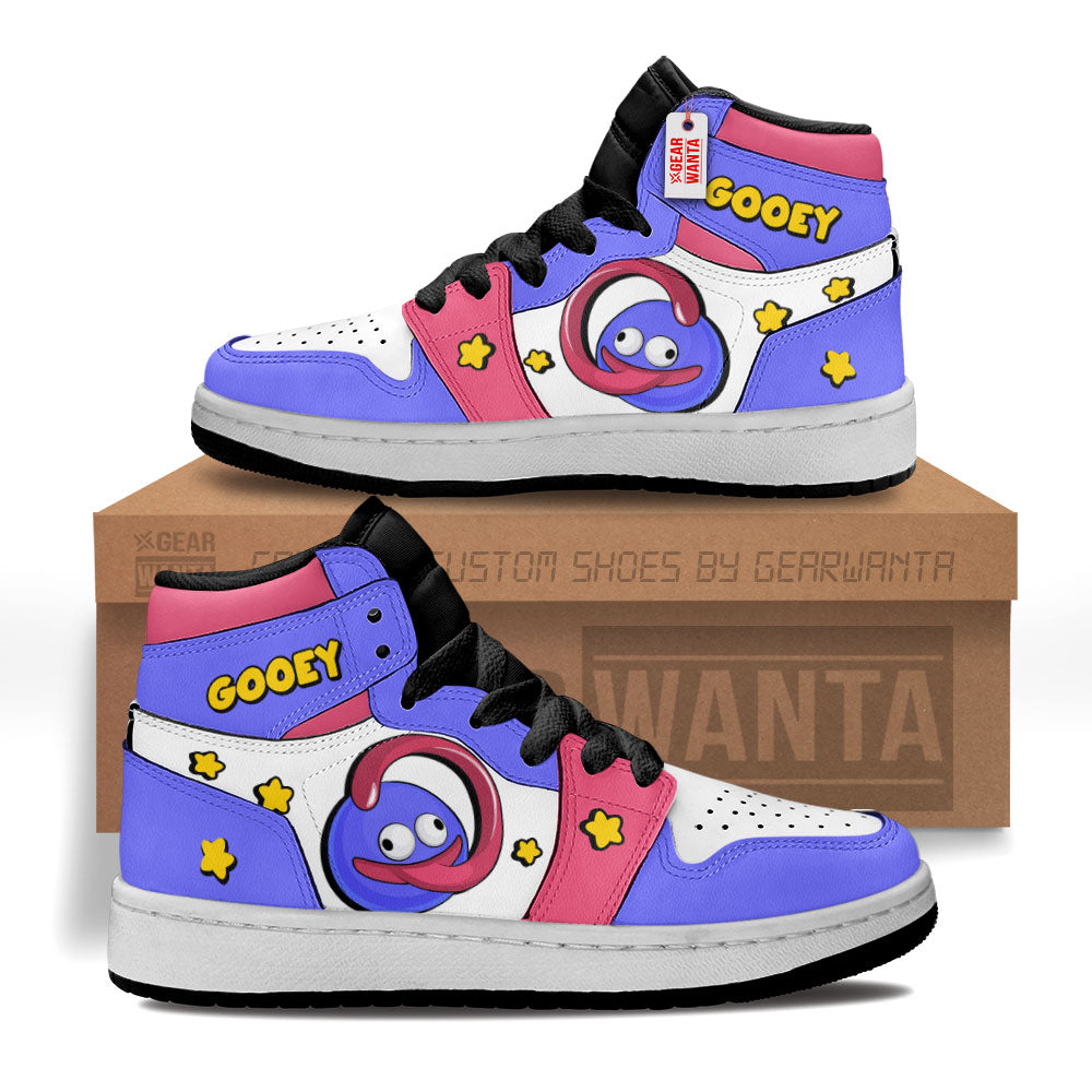 Gooey Kirby Kid Sneakers Custom For Kids-Gear Wanta