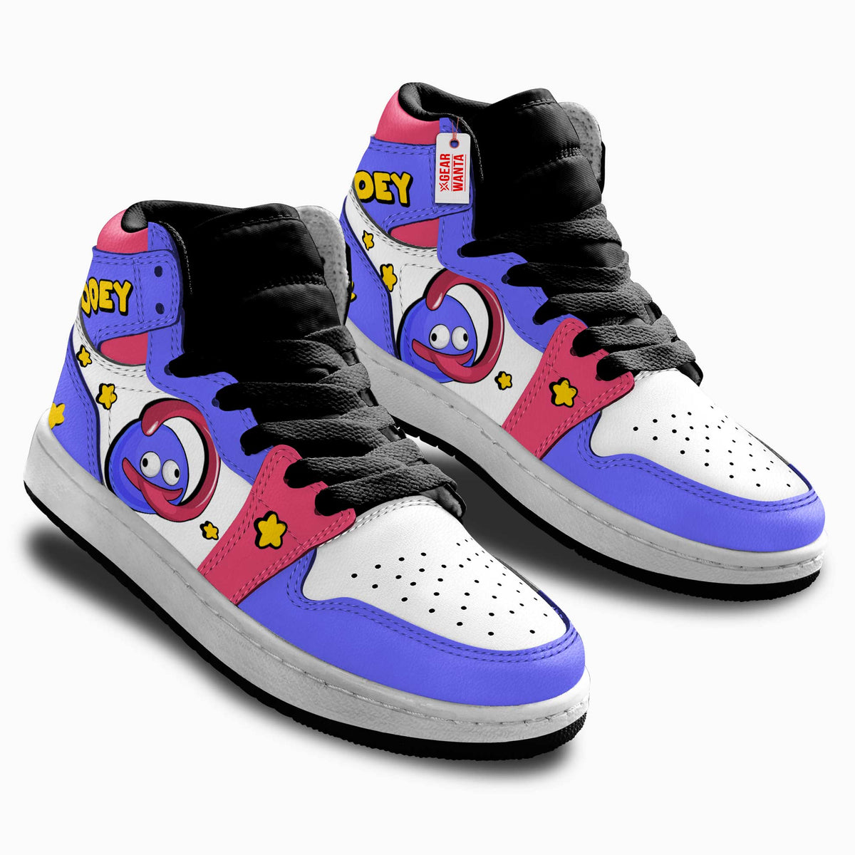 Gooey Kirby Kid Sneakers Custom For Kids-Gear Wanta