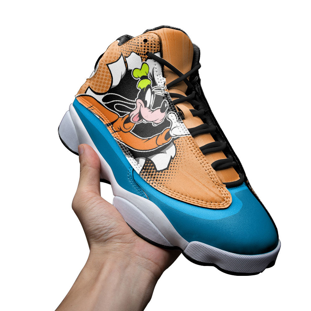 Goofy J13 Sneakers Custom Comic Style Shoes-Gear Wanta