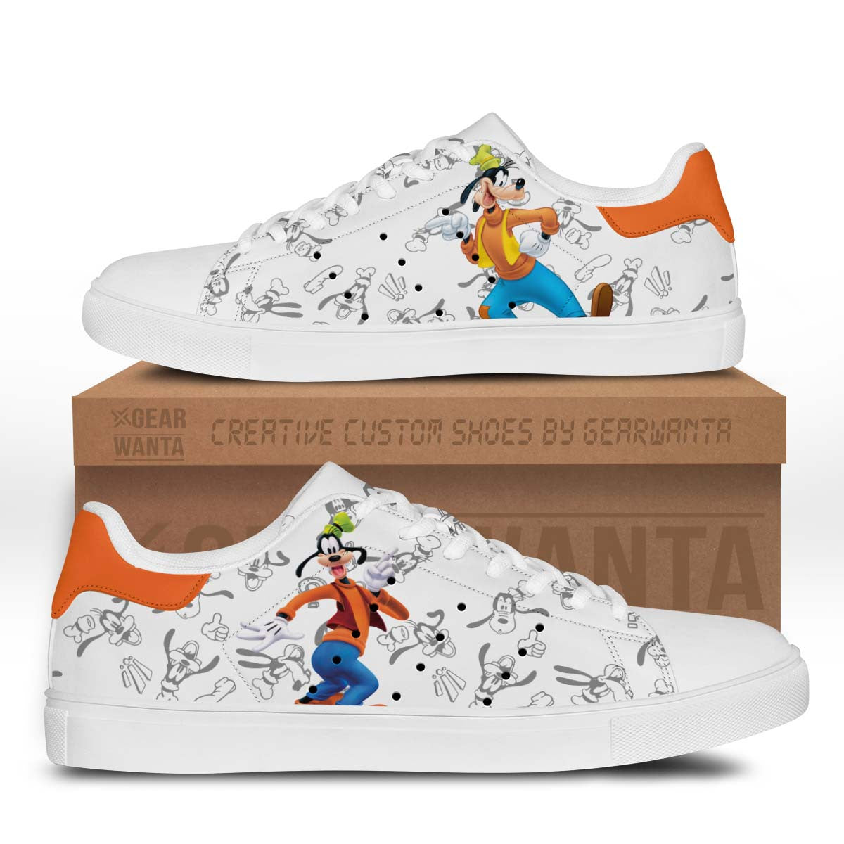 Goofy Stan Shoes Custom Micky Mouse Clubhouse Cartoon Cartoon Shoes-Gear Wanta