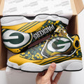 Green Bay Packers J13 Sneakers Custom Shoes-Gear Wanta