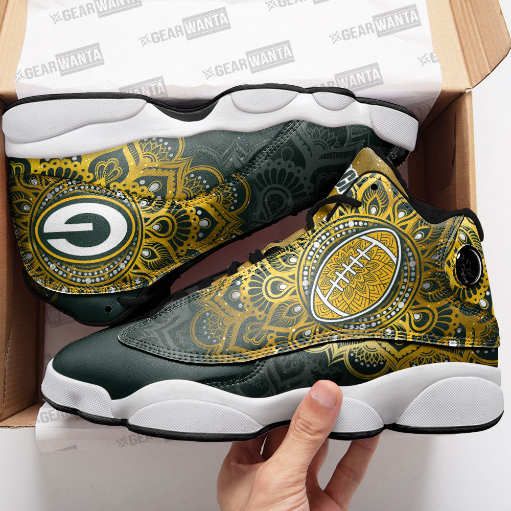 Green Bay Packers J13 Sneakers Custom Shoes-Gear Wanta