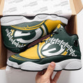 Green Bay Packers J13 Sneakers Custom Shoes-Gear Wanta