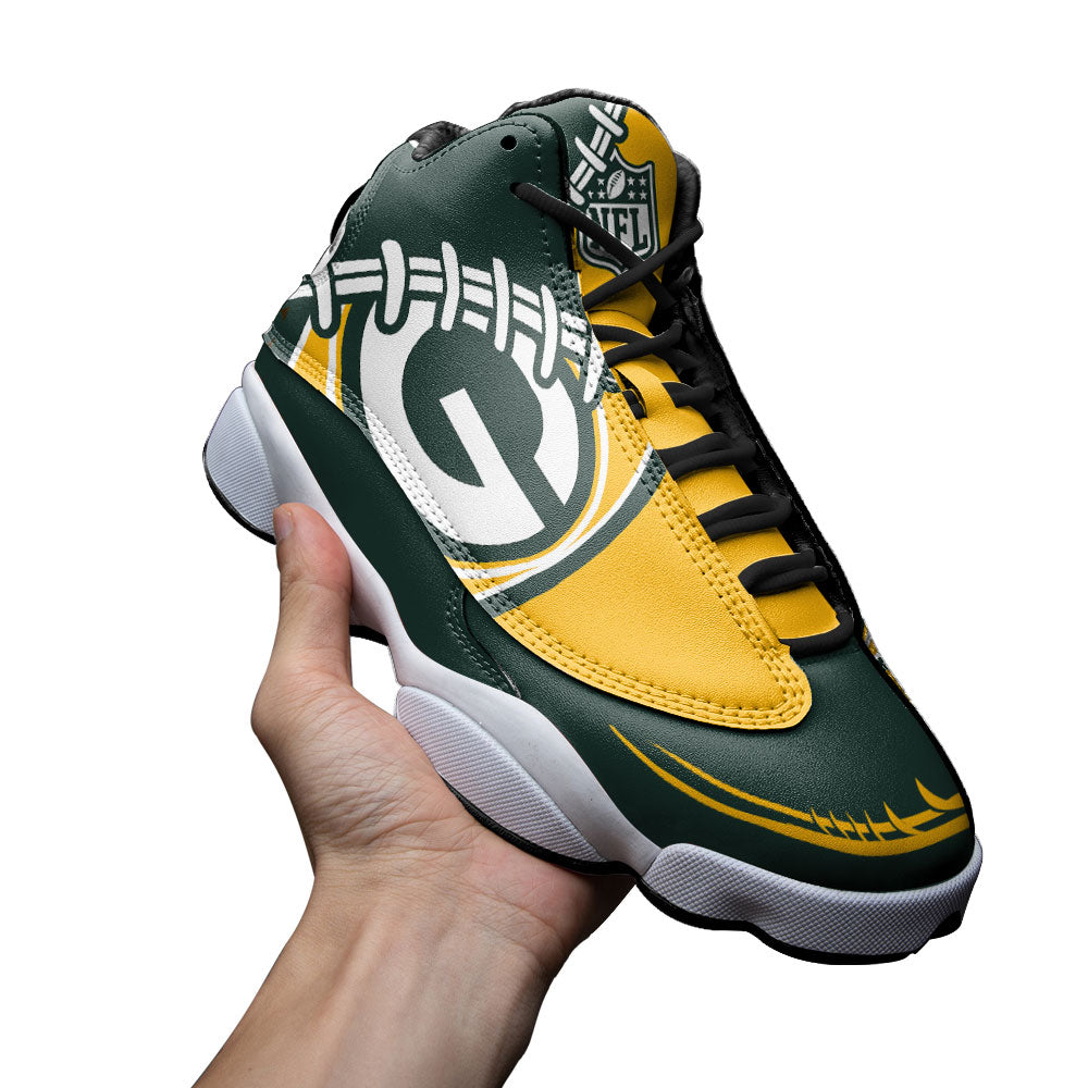 Green Bay Packers J13 Sneakers Custom Shoes-Gear Wanta