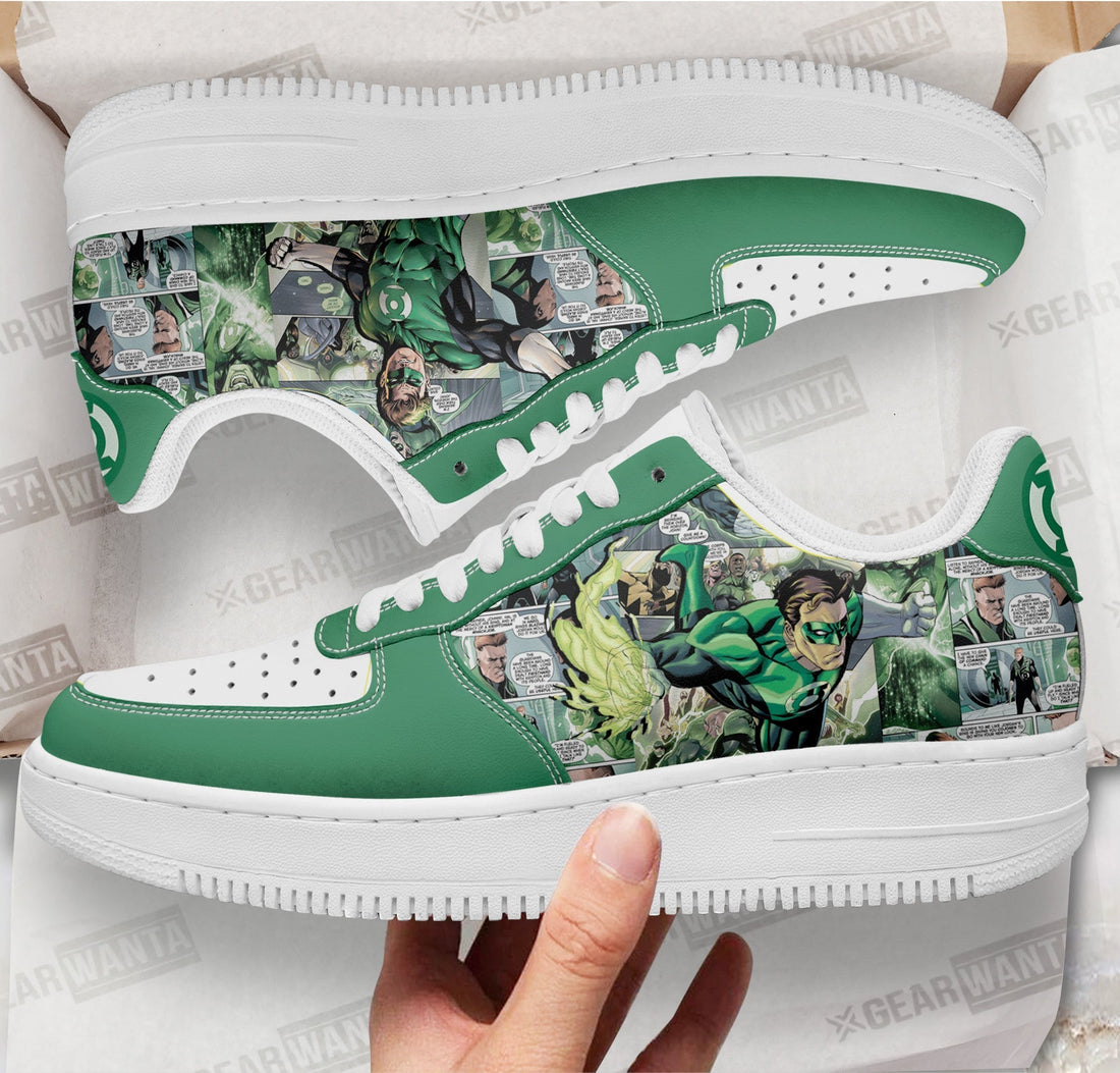 Green Latern Air Sneakers Custom Superhero Comic Shoes-Gear Wanta