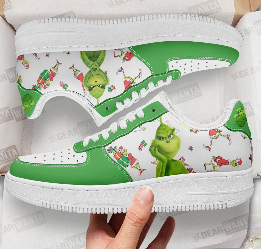 Grinch Custom Air Sneakers QD06-Gear Wanta