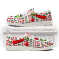 Grinch Christmas Ugly Canvas Loafer Shoes-gearwanta.com