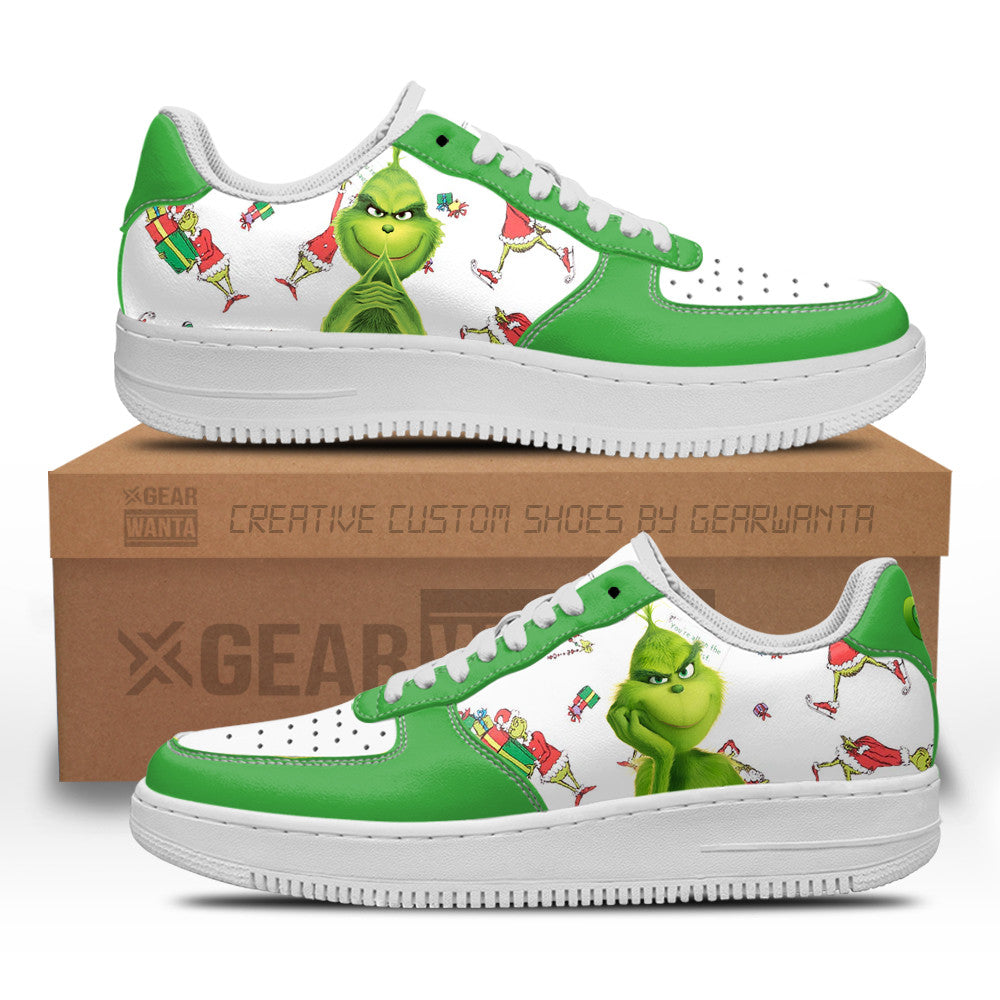 Grinch Custom Air Sneakers QD06-Gear Wanta