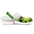 Grinch Face Fleece Clogs Shoes Christmas-Gearwanta.com- 2- -Gearwanta.com