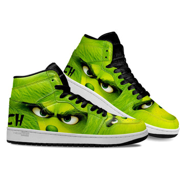 Grinch Costume J1 Sneakers Custom For Christmas-Gear Wanta