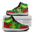 Grinch Kid Sneakers Custom For KidsGear Anime