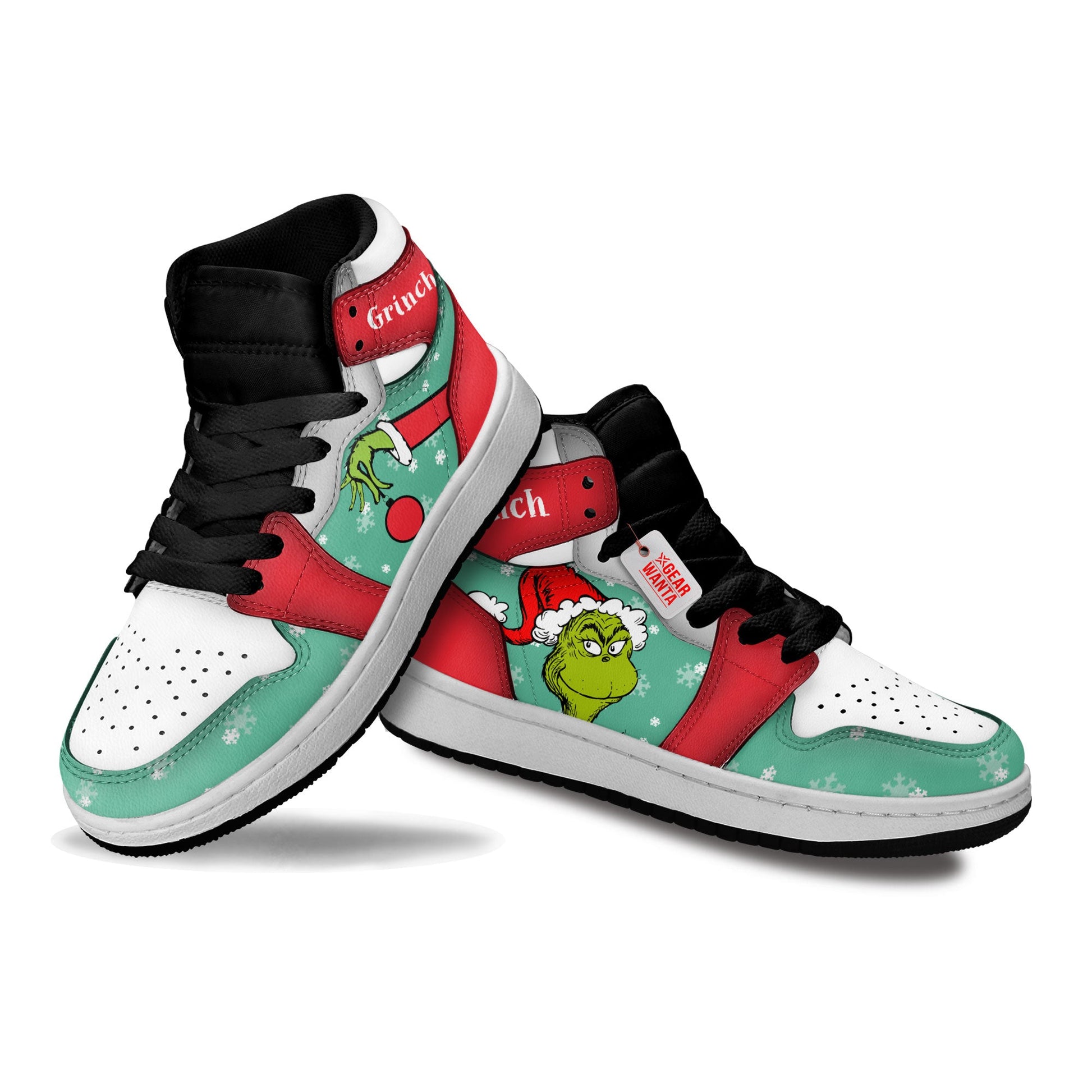 Grinch Kid Sneakers Custom For KidsGear Anime