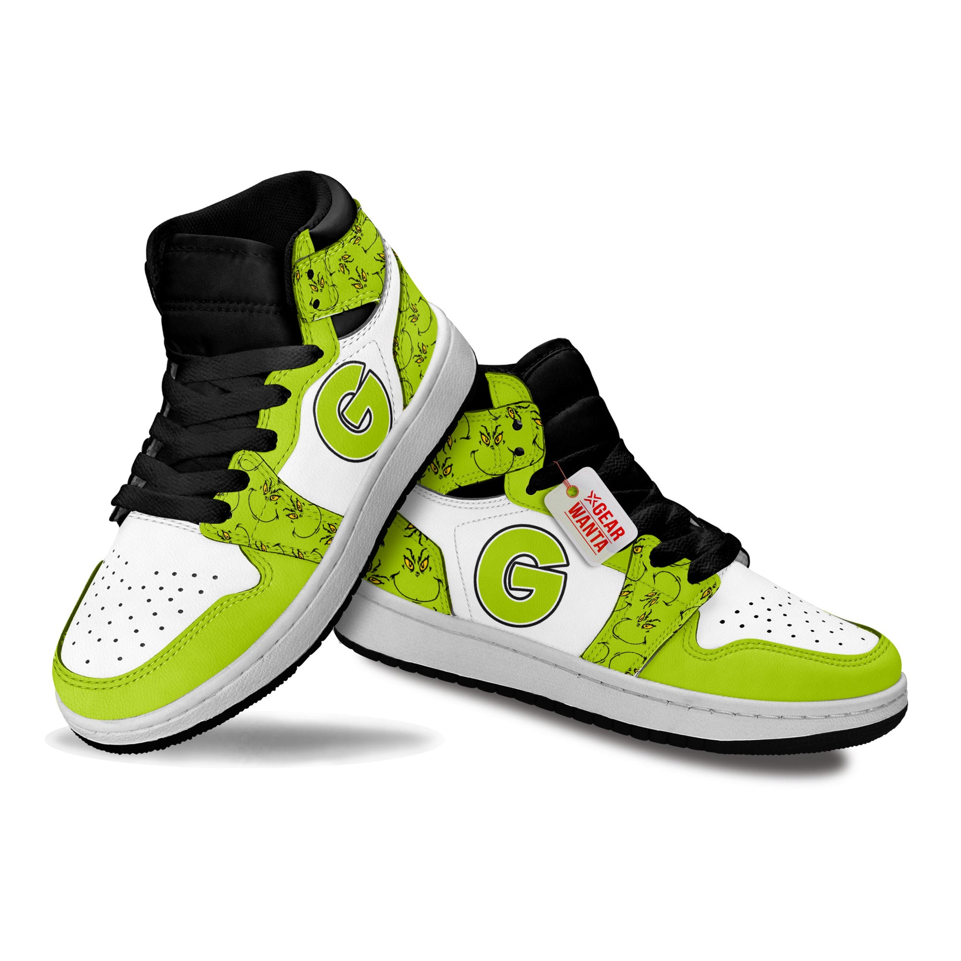 Grinch Kid J1s Sneakers Cartoon Collection - Gearwanta.com