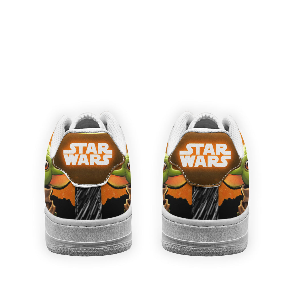 Grogu Baby Yoda Air Sneakers Custom Star Wars Shoes-Gear Wanta