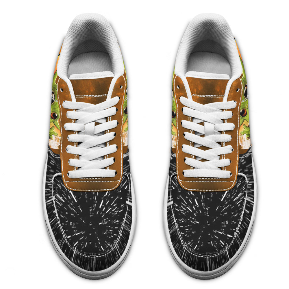 Grogu Baby Yoda Air Sneakers Custom Star Wars Shoes-Gear Wanta