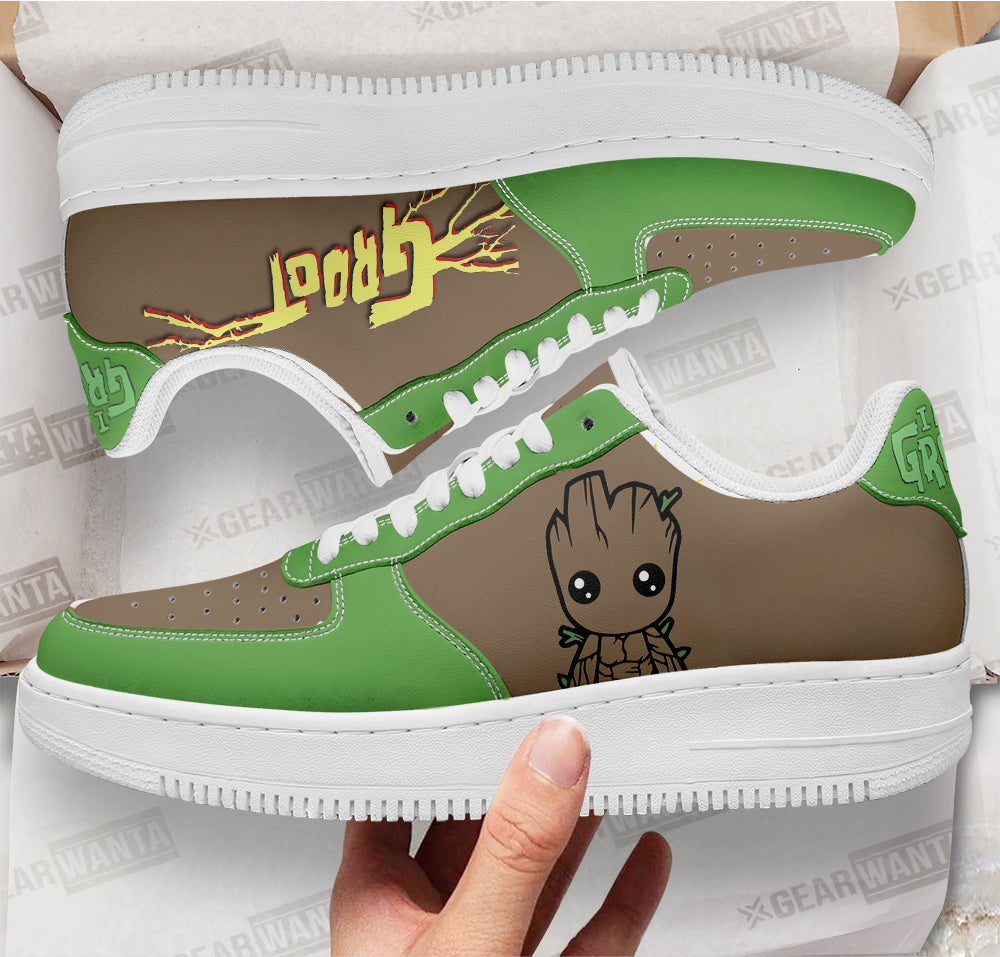 Groot Super Hero Custom Air Sneakers QD22-Gear Wanta