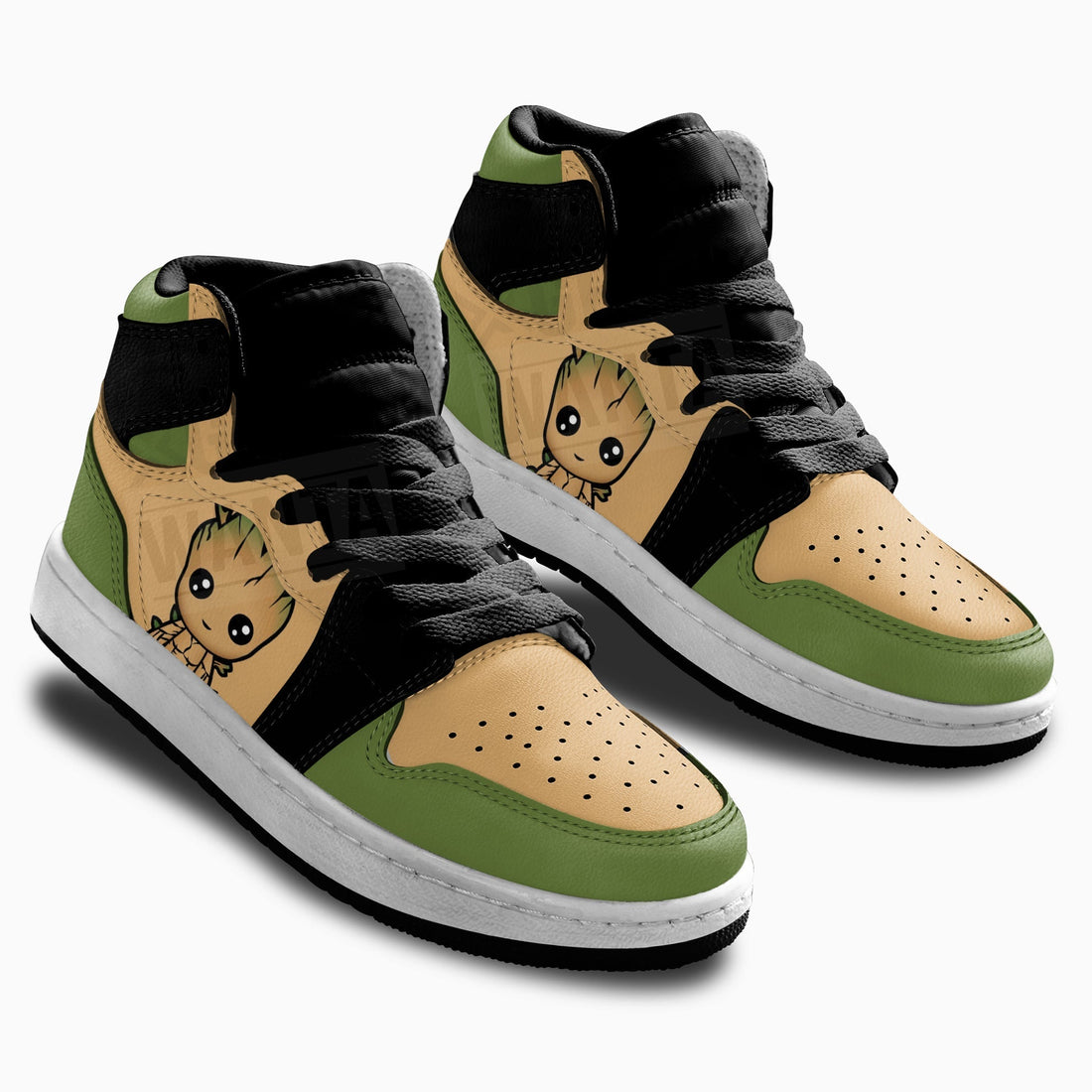 Groot Superhero Kid Sneakers Custom-Gear Wanta