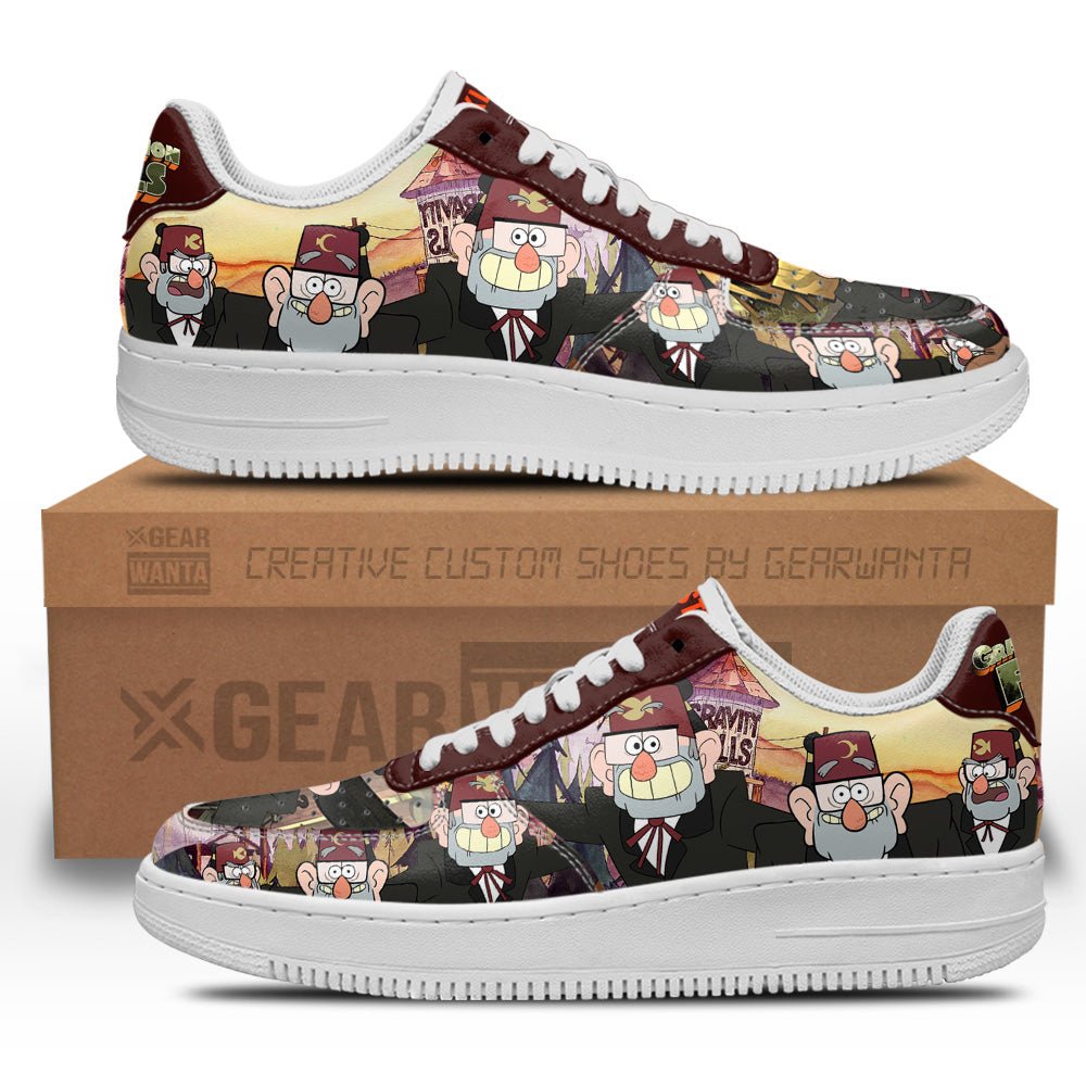 Grunkle Stan Gravity Falls Air Sneakers Custom Cartoon Shoes-Gear Wanta