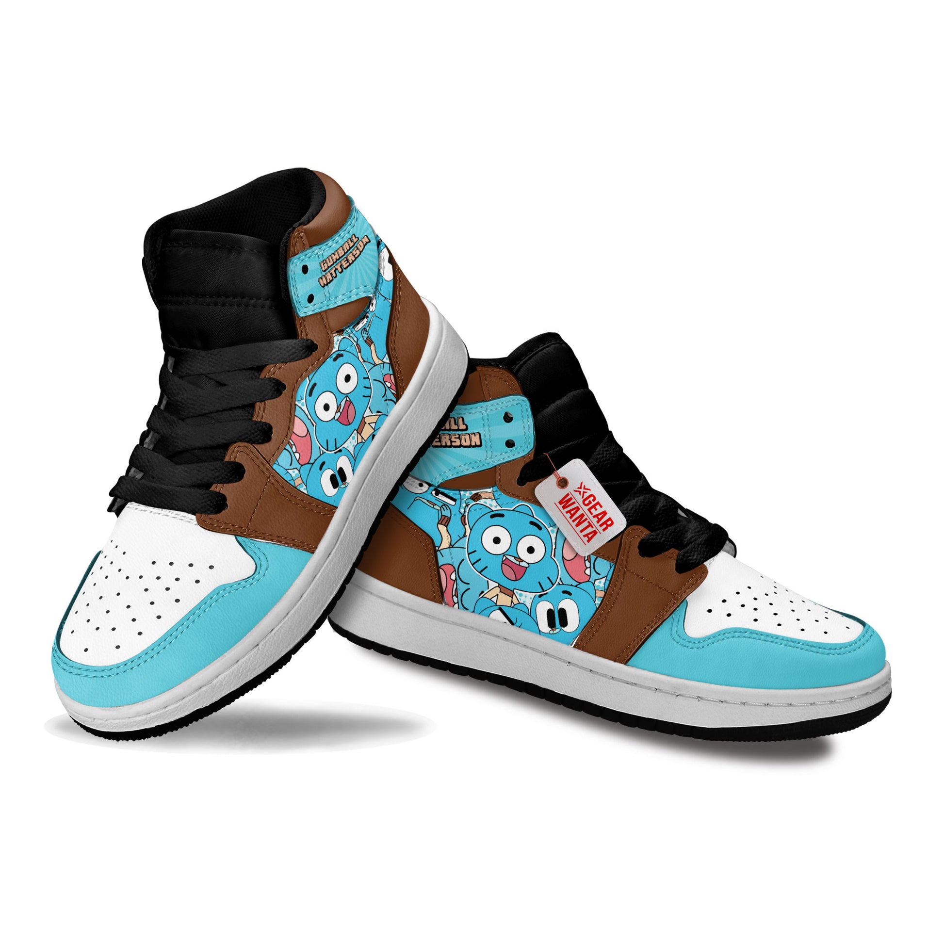 Gumball Watterson Kid J1s Sneakers Cartoon Collection - Gearwanta.com