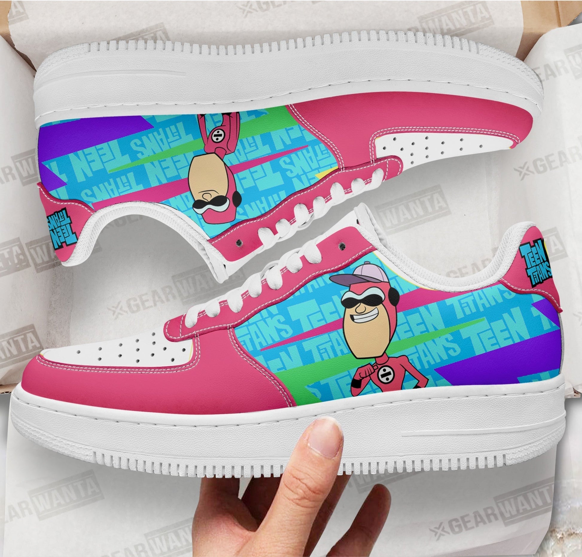 H.I.V.E. Five Air Sneakers Custom Teen Titan Go Cartoon Shoes-Gear Wanta