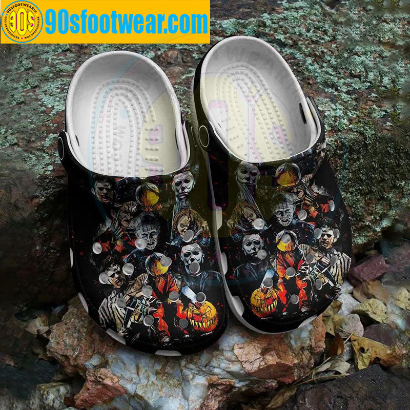 Halloween Movie Friends Horror Classic Clogs-gearwanta.com