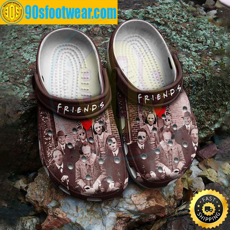 Halloween Movie Friends Horror Movies Classic Clogs-gearwanta.com