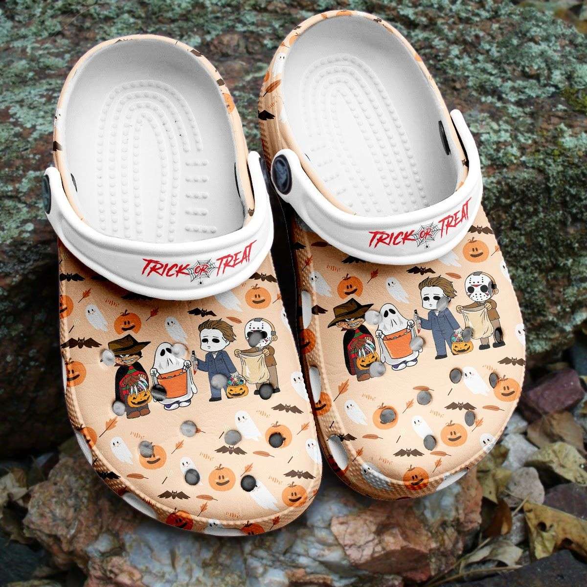 Halloween Trick or Treat Funny Top Killer Characters Horror Movie Clogs-gearwanta.com