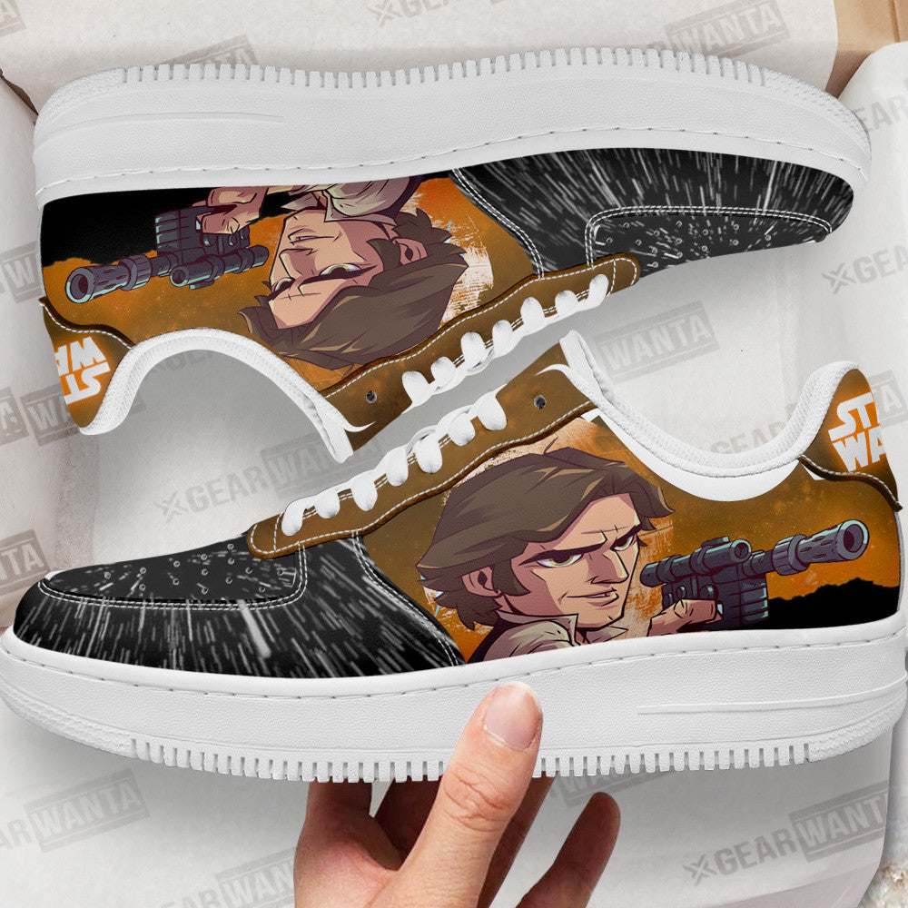 Han Solo Air Sneakers Custom Star Wars Shoes-Gear Wanta